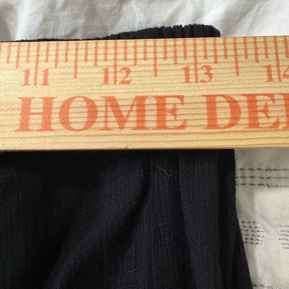 Kona Sol Black Pull On Wide Leg Beach, Swim Pants Slit Legs Wrap Front. - Picture 7 of 12